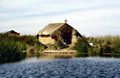 The Uros Island on the Sacred Lake